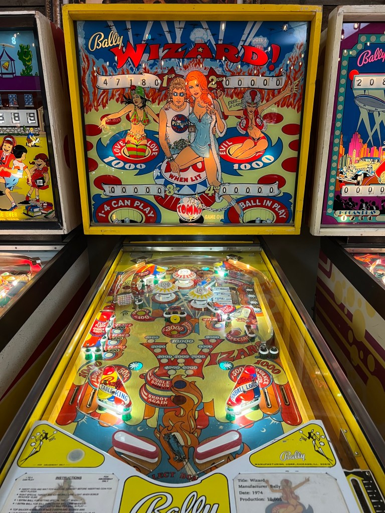 Wizard! pinball machine
