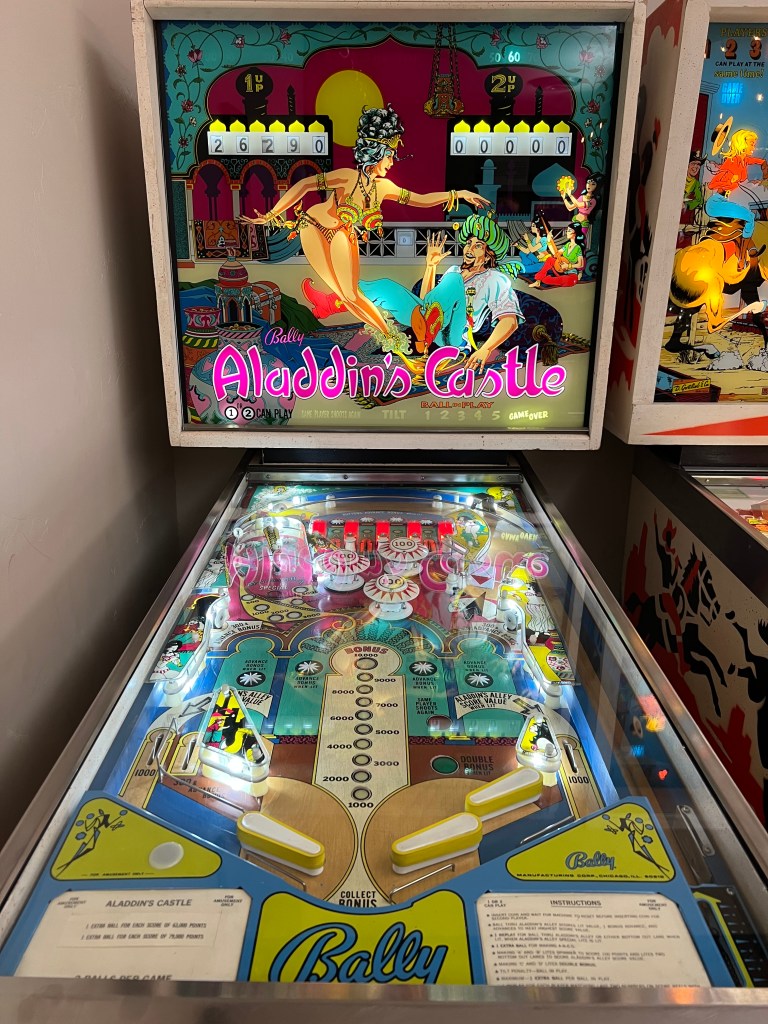 Aladdin's Castle pinball machine